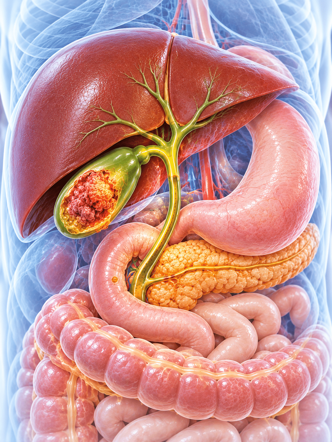Gallbladder and bile duct anatomy